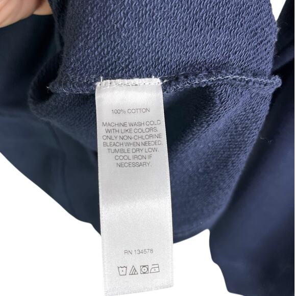 Vineyard Vines Sweatshirt Mens XS Navy Blue Turtle Neck Half Zip Classic Preppy - Picture 8 of 11